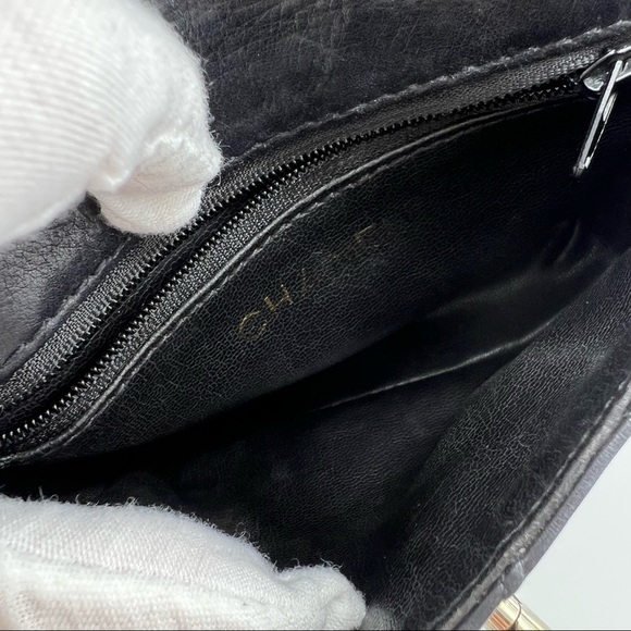 ✈️sold✈️Chanel Black Gold Bag Bum bag Belt - Picture 15 of 16